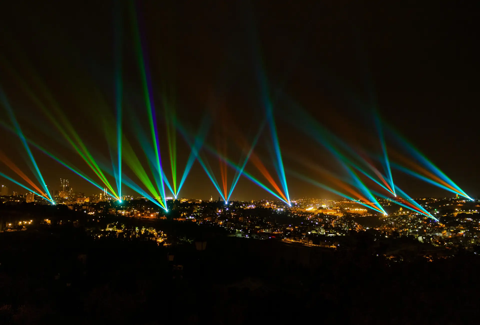 מופע האורות ירושלים