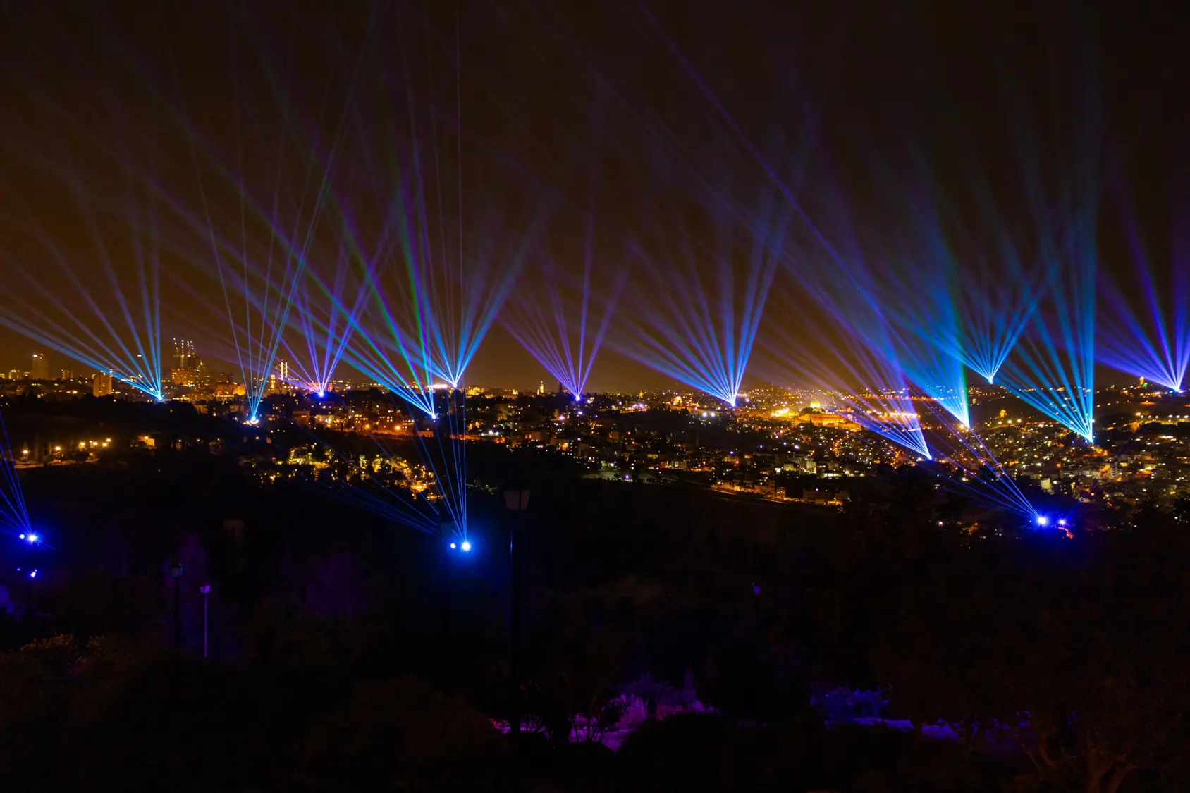 מופע האורות ירושלים