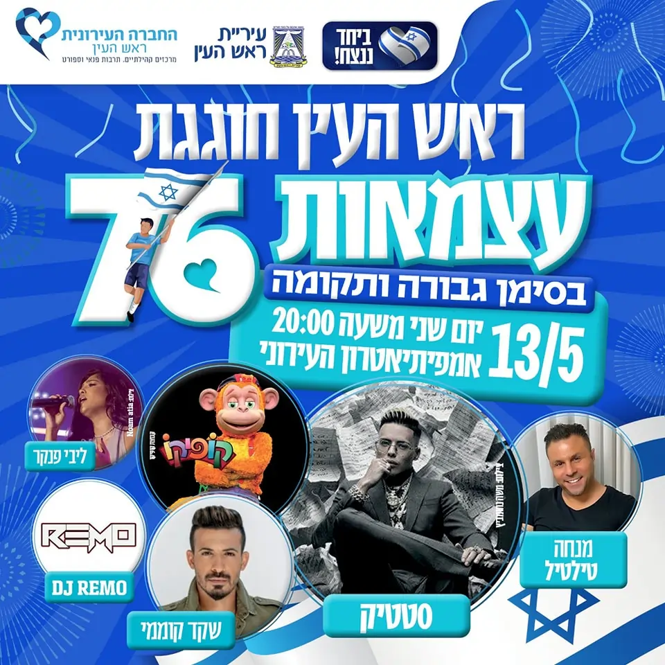 הופעות יום עצמאות 2024 במרכז