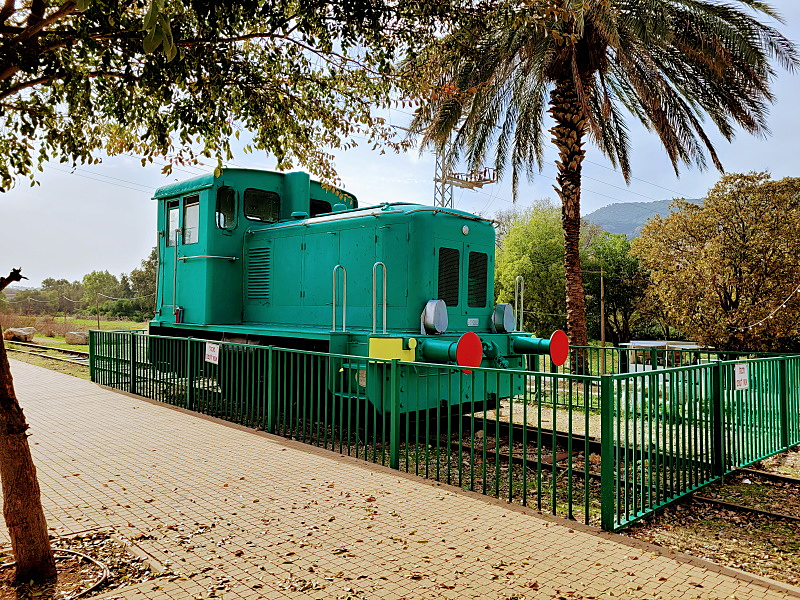 הקטר בפארק קריית חרושת | צילום: עינת הרשקו