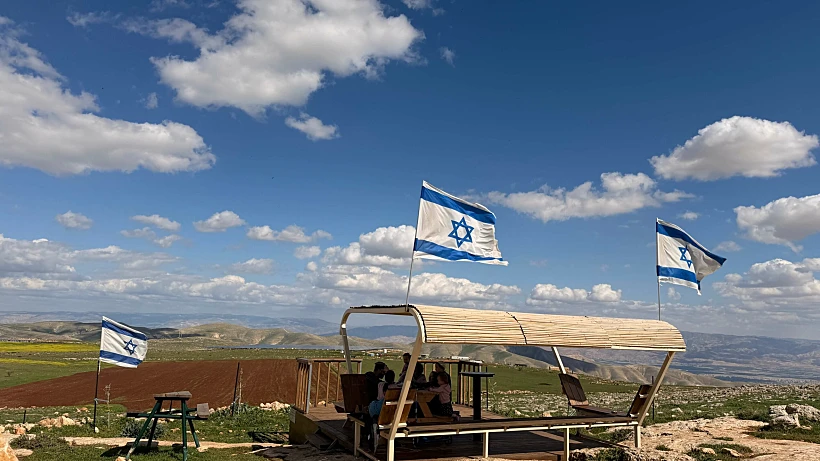 מצפה לזכרו של בן ברונשטיין ז"ל | צילום: אבנית סטרולוב